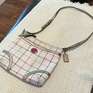 Like New Coach Canvas Crossbody